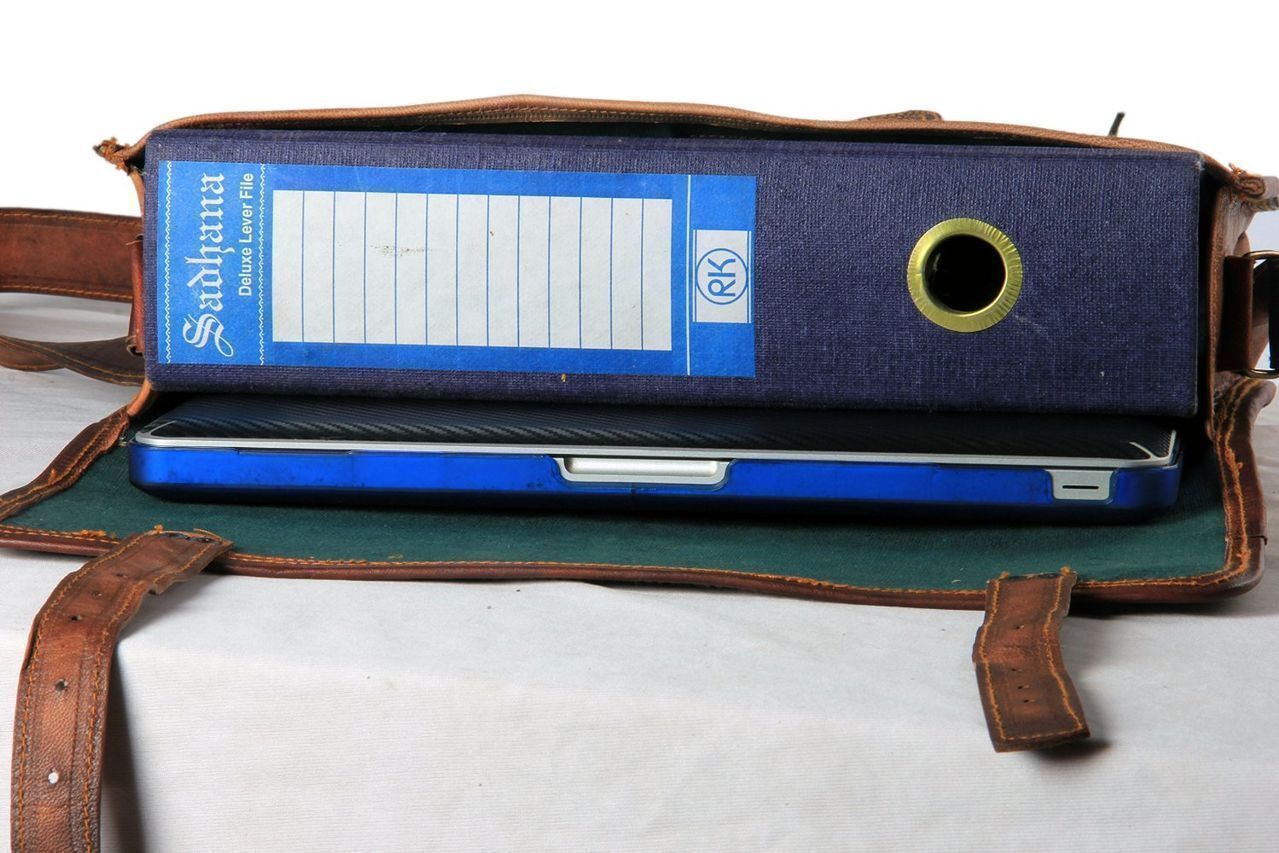 Leather Vintage Men S Messenger Shoulder Bag Laptop Satchel Genuine Briefcase 24Hr Smart